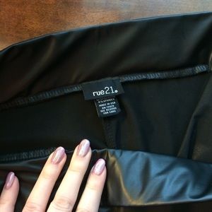 Rue 21 fake leather pencil skirt